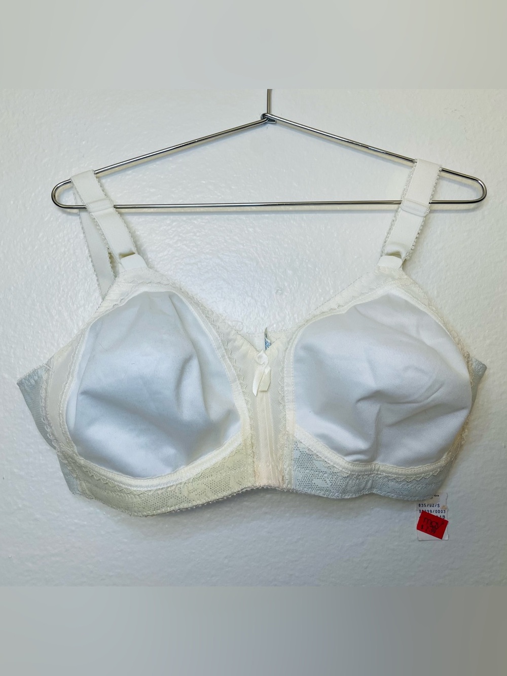 Vintage NWT Playtex 18 Hour White Lace Full Coverage Bra Size 38 C‎